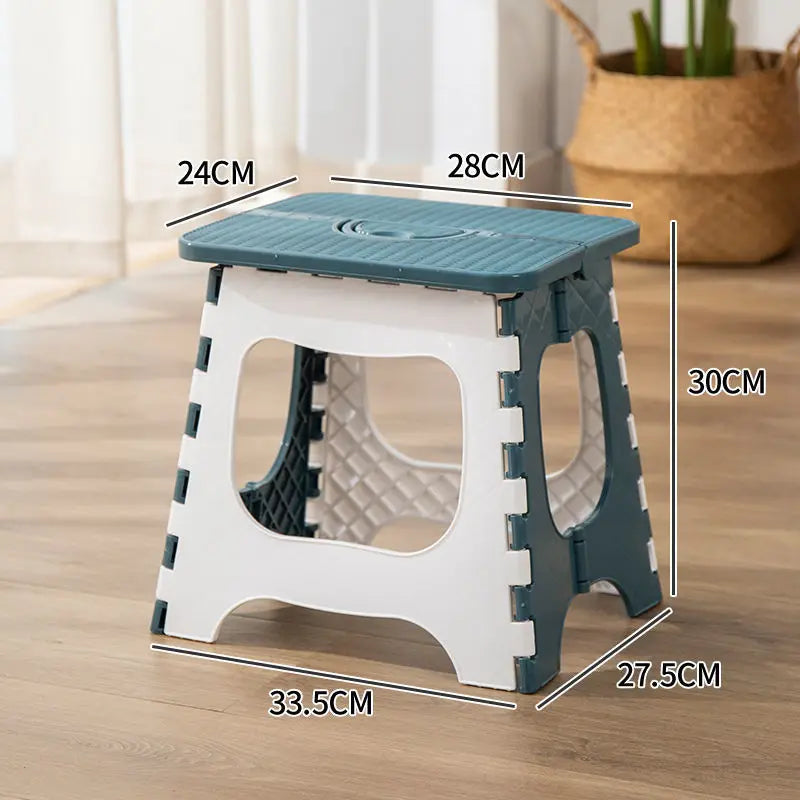 Thickened Plastic Folding Furniture Stool Portable Mini Outdoor