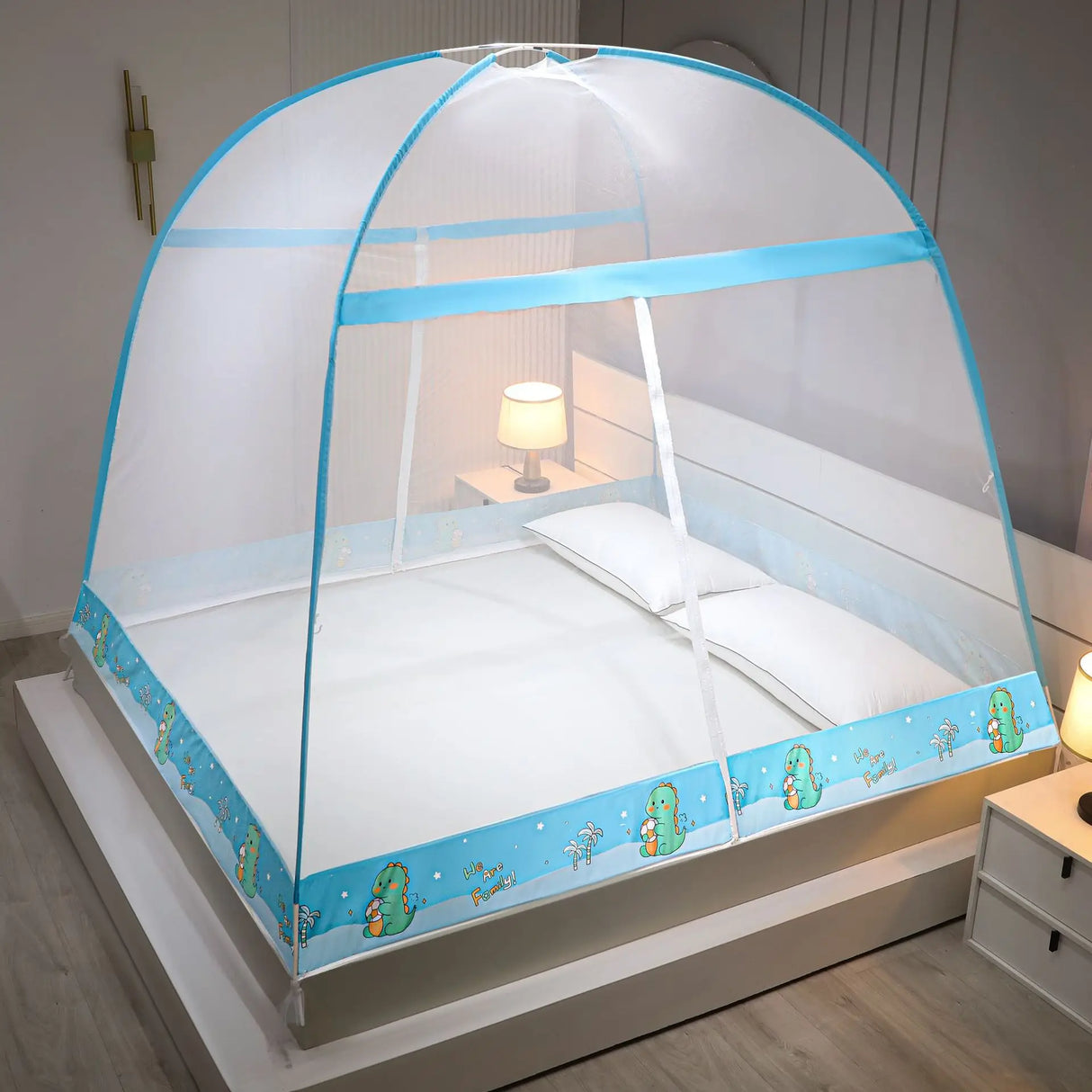 Installation Free Yurt Mosquito Net Household Densified Single