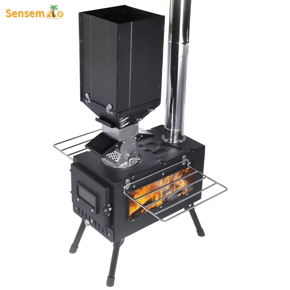 Portable Windproof Outdoor Pellet Fire Wood Heater