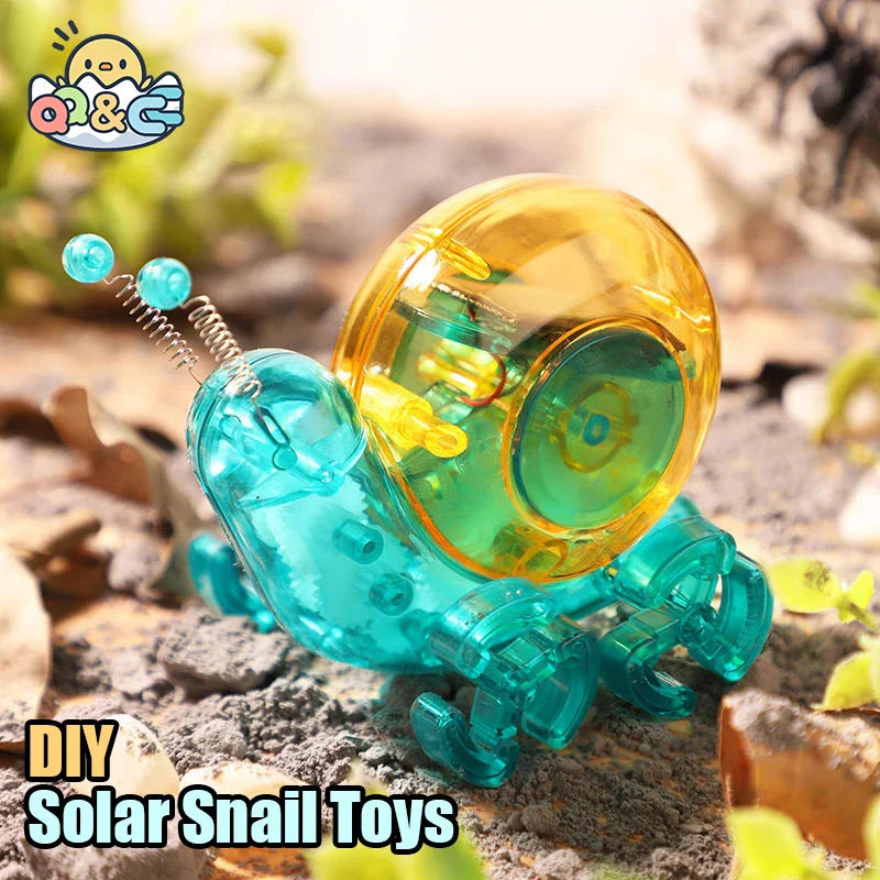 Science Experiment Solar Robot Toy Snail DIY Building
