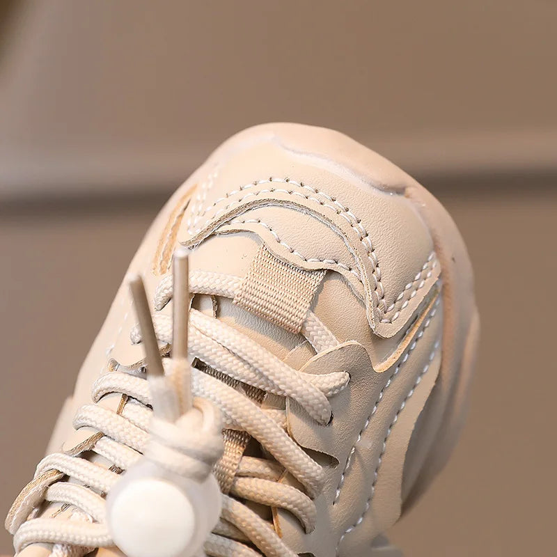 Baby Shoes for Boys Girls Breathable Pu Leather