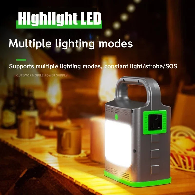 Portable Power Station 120W 220V Outdoor Emergency Storage