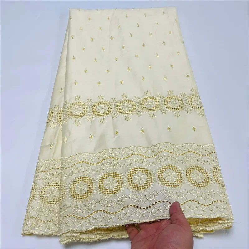 High Quality Swiss Voile Lace In Switzerland 100%