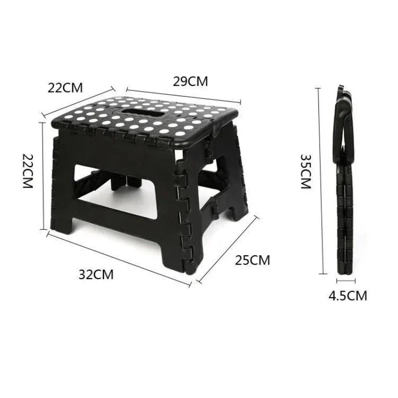 Folding Stool Thickened Plastic Folding Stool Lightweight handheld
