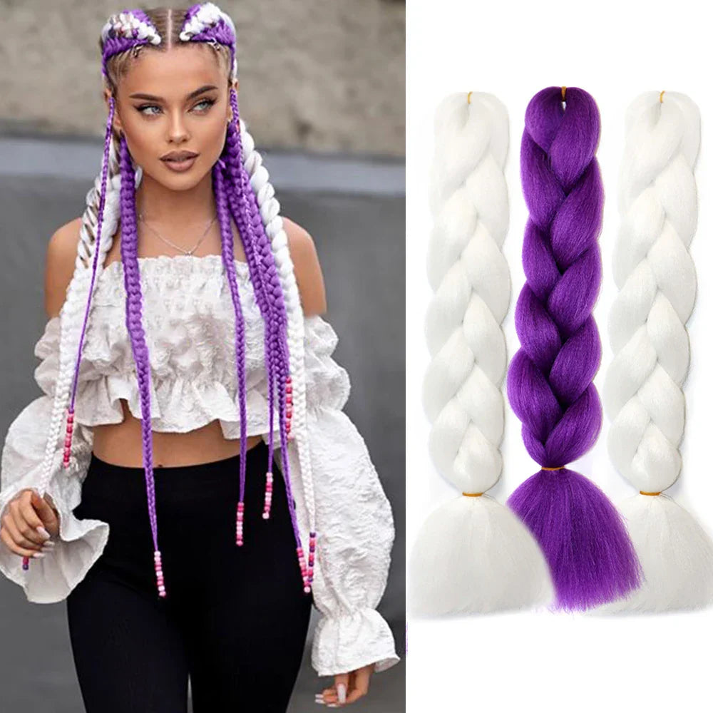 Jumbo Braids Hair Extension 24 inches 3 Pcs/Lot
