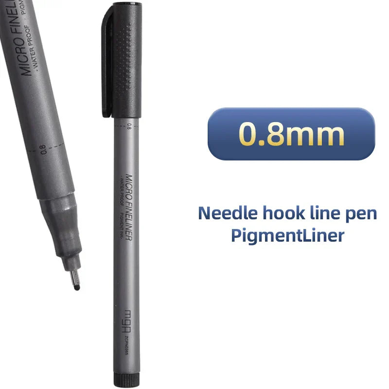 M&G PigmentLiner Needle tip pen Stabilo 0.2/0.3 sketch