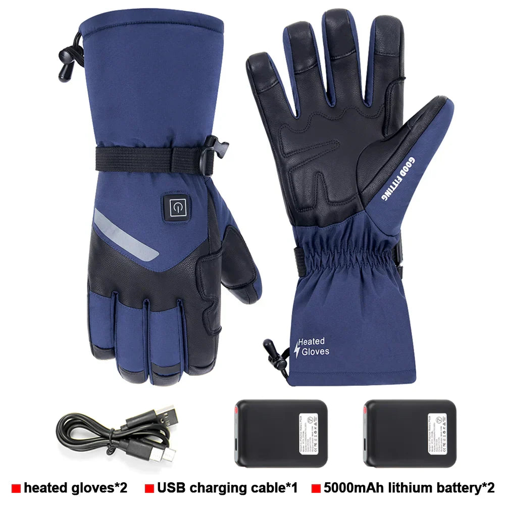 2023 Heated Motorcycle Gloves – USB Electric Thermal Biker Gloves
