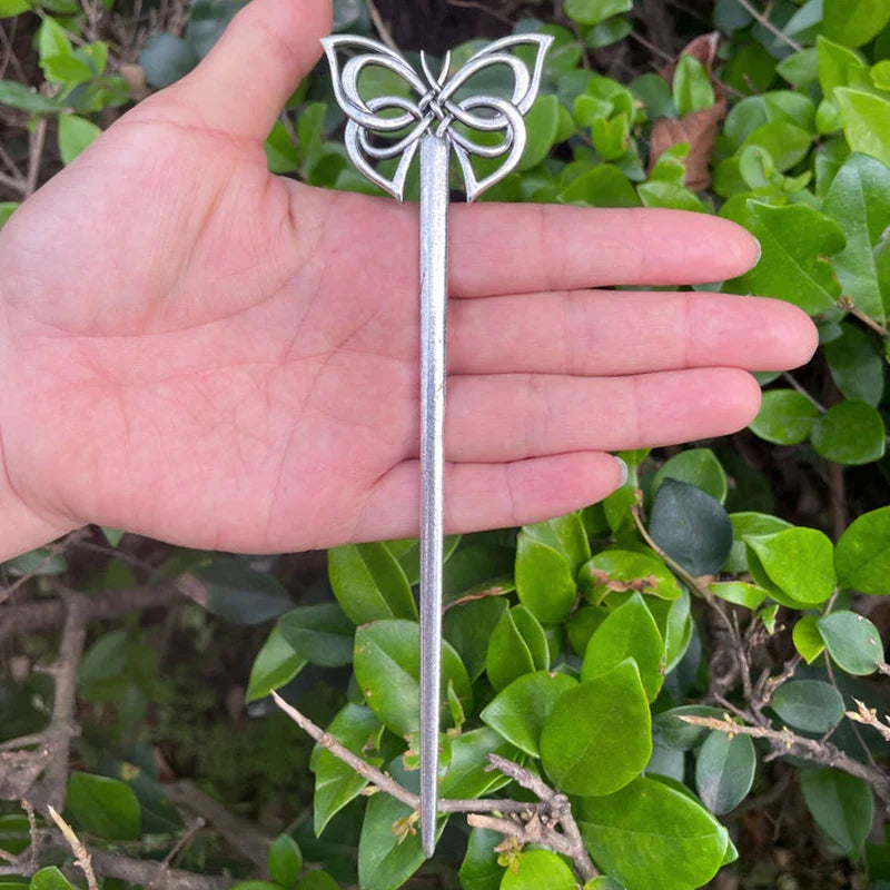 16cm Witch skull Hair Stick sword woman hair