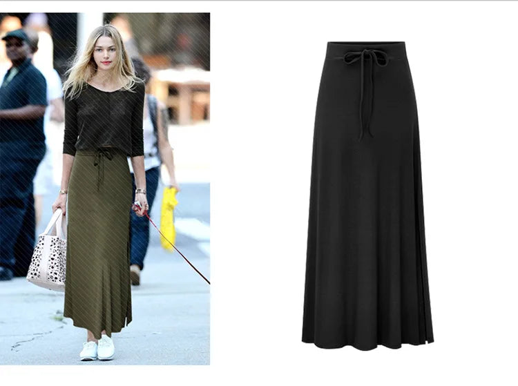 Plus Size Aline Cotton Skirts Hip Slim Women
