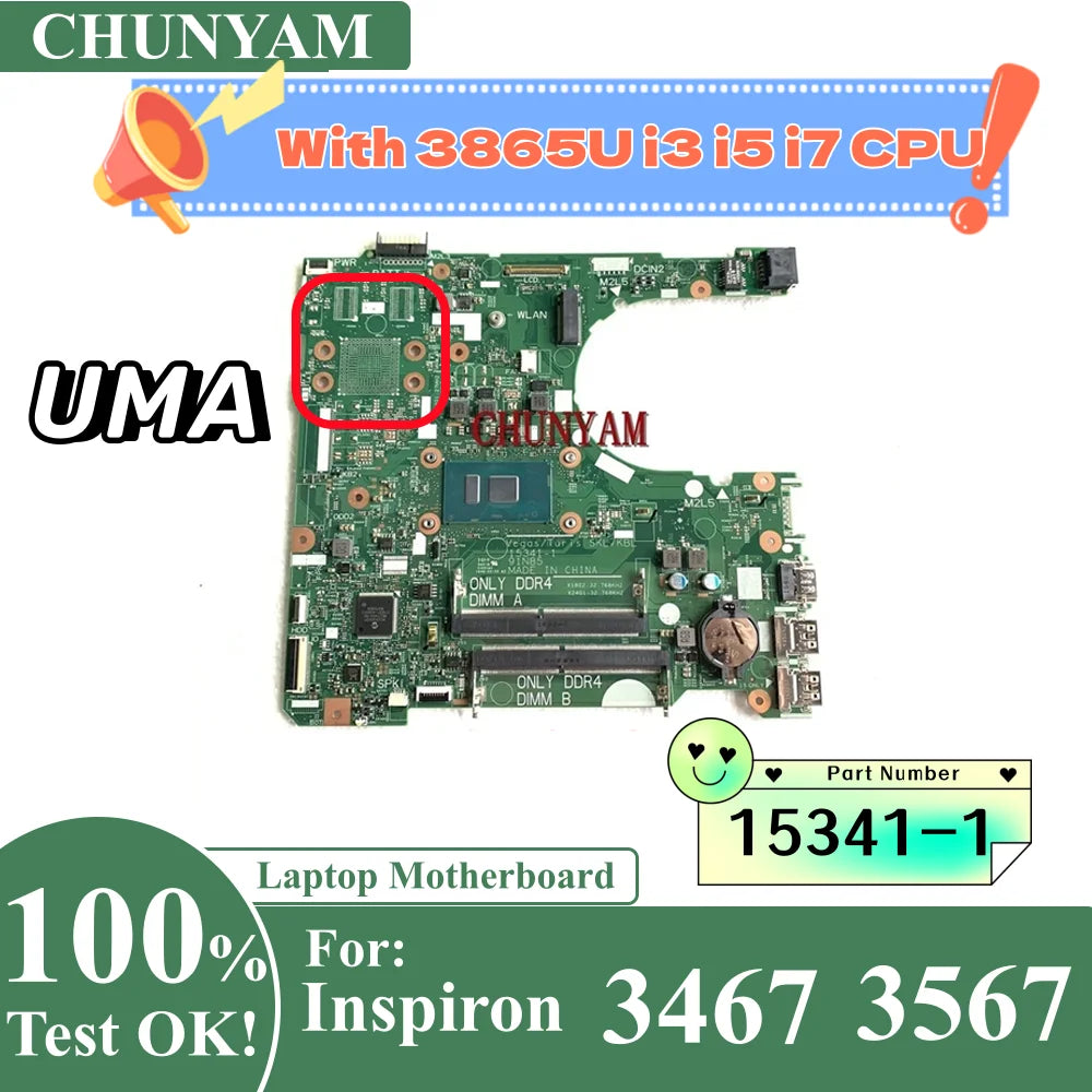15341-1 For Dell Inspiron 14 3467 15 3567