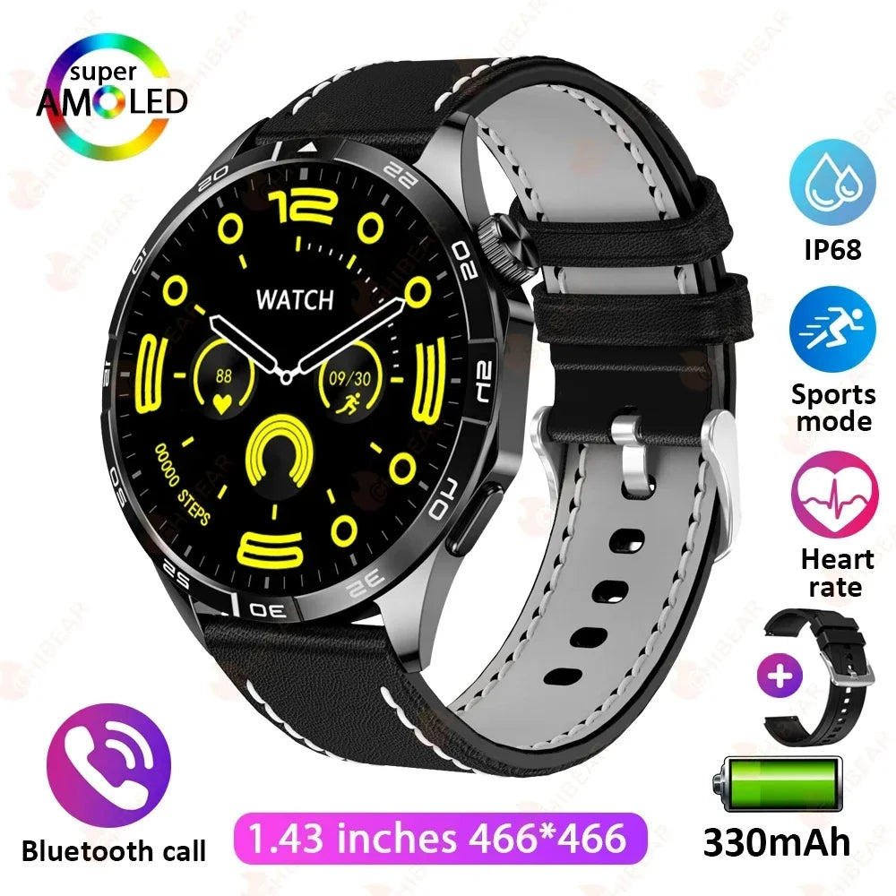 New WATCH GT 4 Smart Watch Men GPS