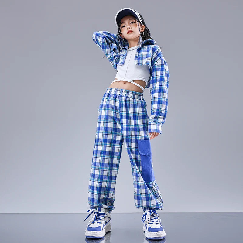 Girls Hip Hop Cool Shirt Street Dance Baggy