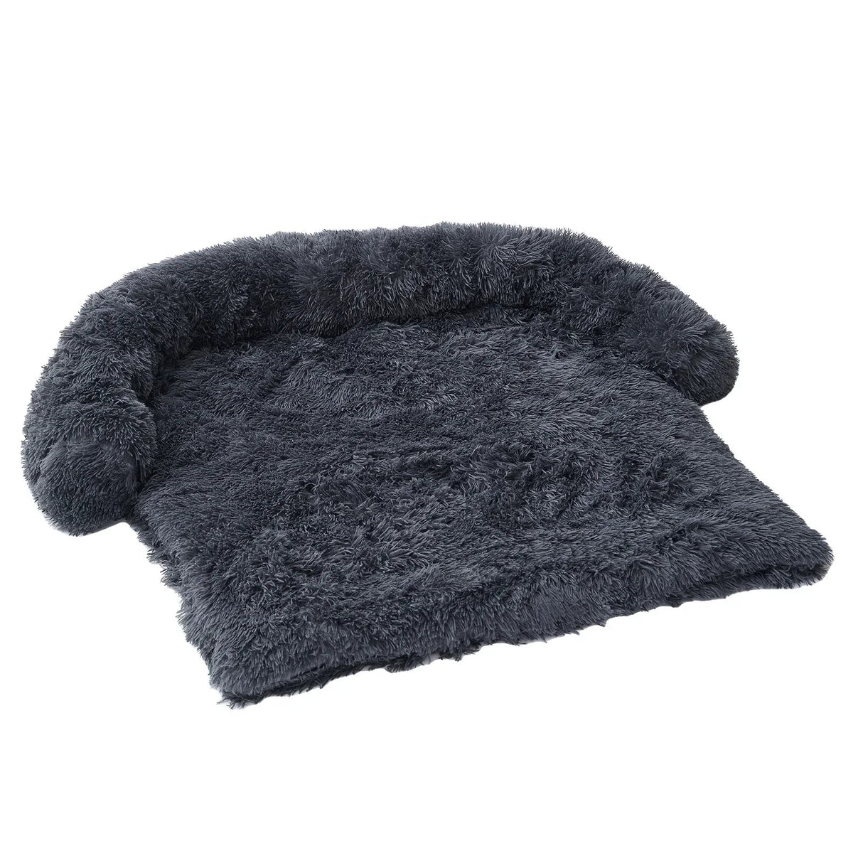 Calming Dog Bed Fluffy Plush Dog Mat for