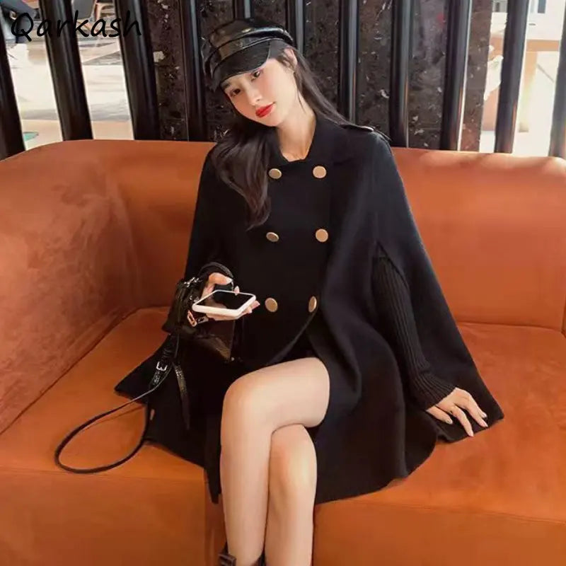 Long Blends Women New Arrival Autumn Winter Design