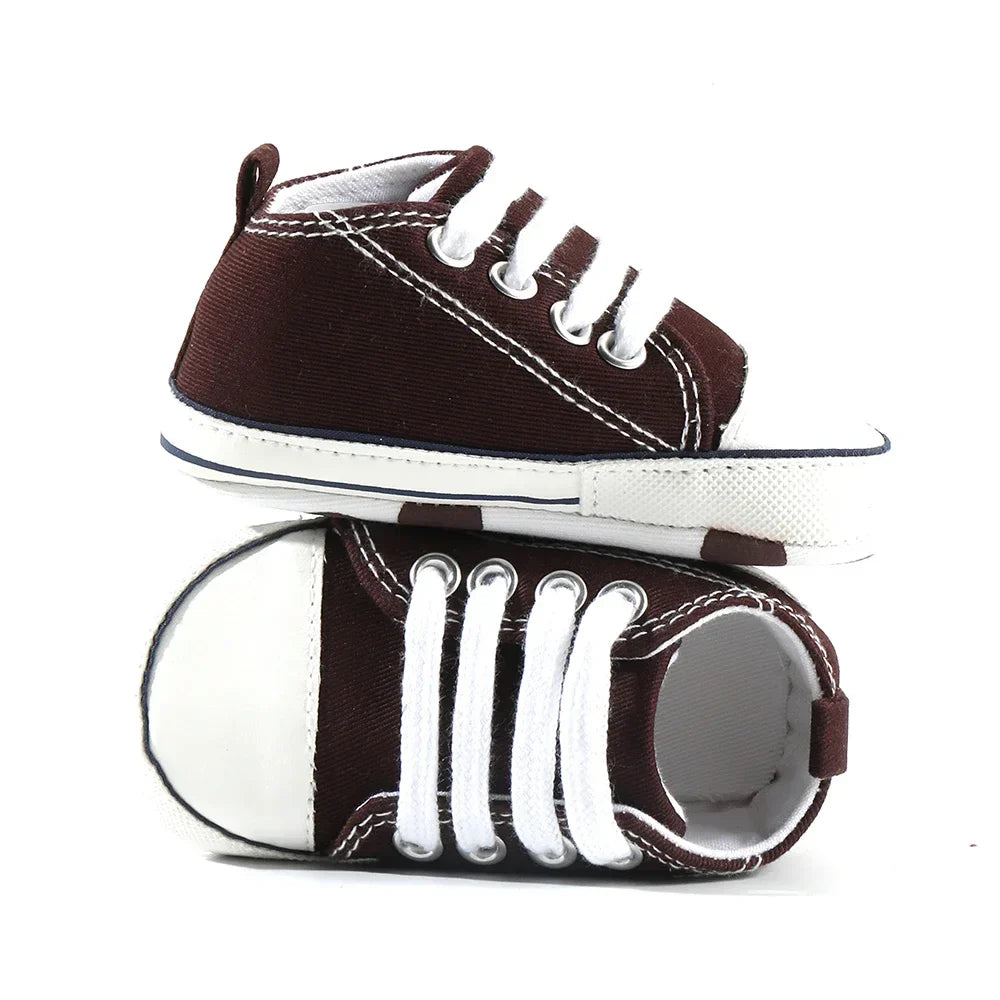 Baby Canvas Classic Sports Sneakers Newborn Baby Boys