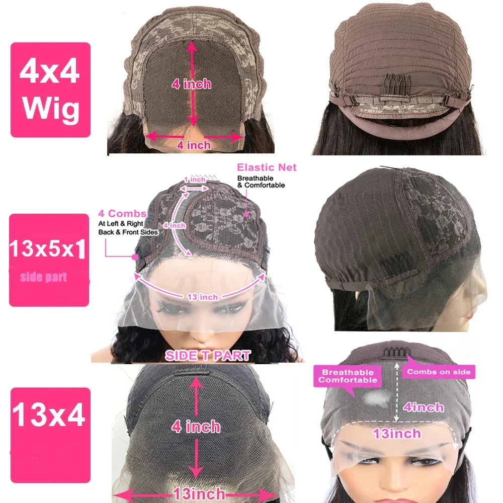 Straight 13x4 Lace Front Short Bob Wig Natural