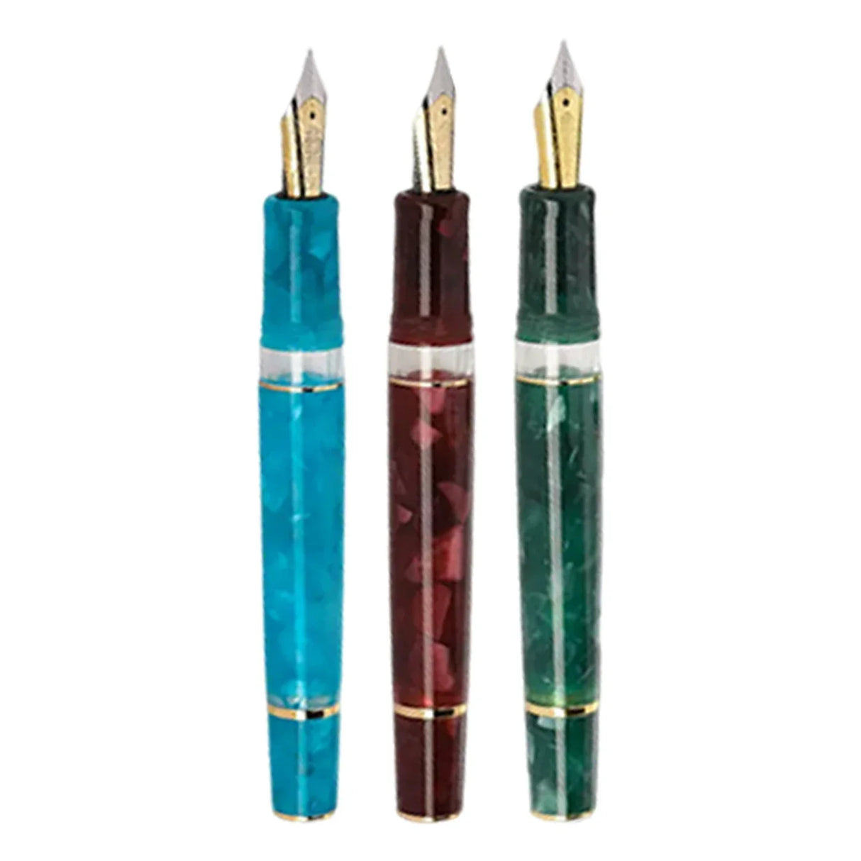 Hongdian N1S acrylic retro fountain pen piston 0.5mmEF
