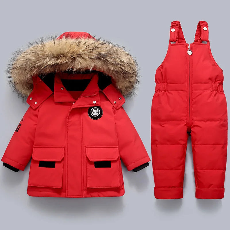 Children Clothing Set Baby Winter Warm Down Jackets