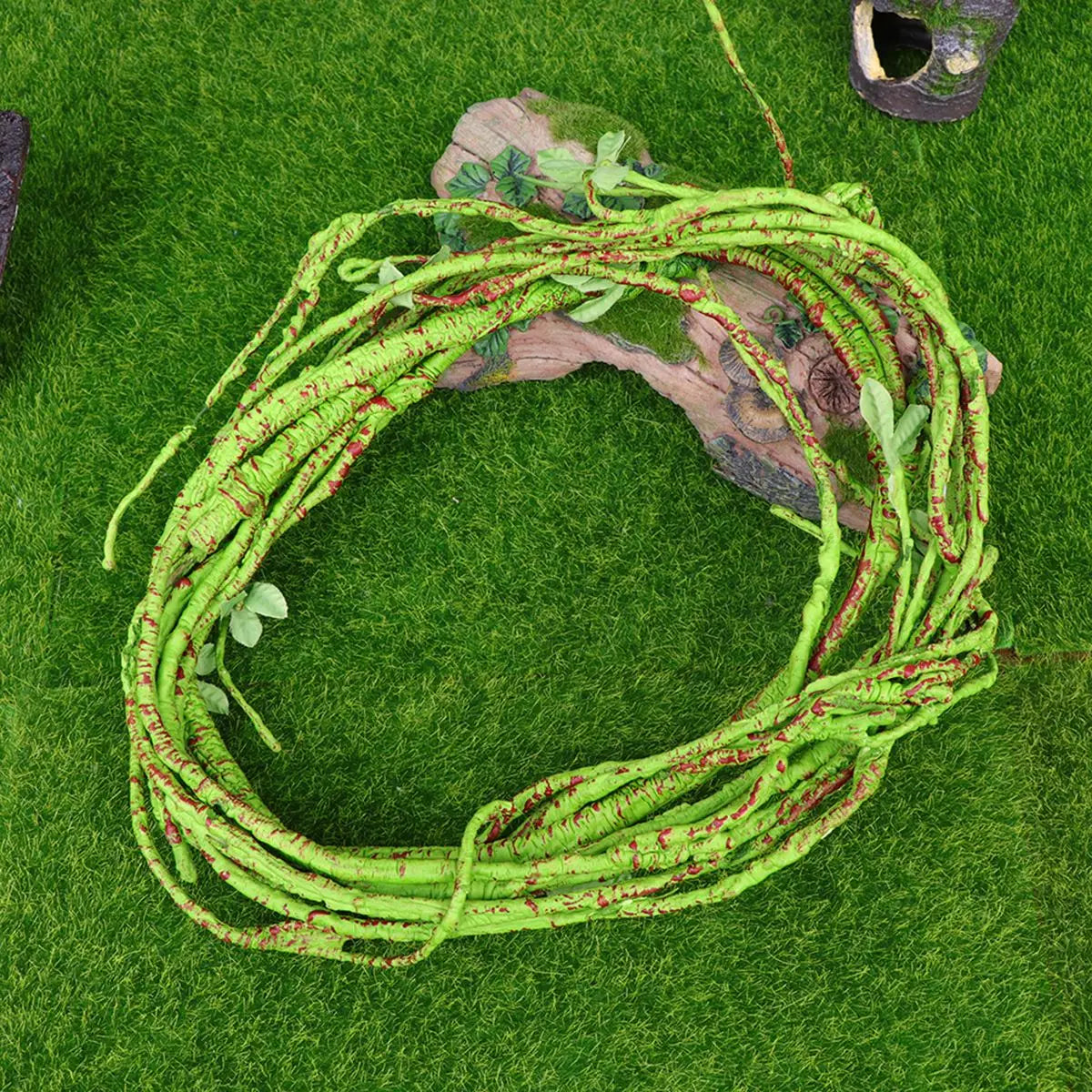 Artificial Reptile Vines Rattan Chameleon Lizard Terrarium Branches
