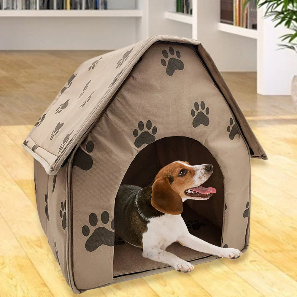 Foldable Kennel Small Dog Cat Kennel Portable Brick