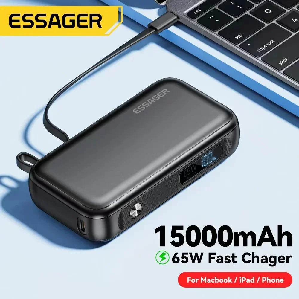 Essager Power Bank 15000mAh Portable Charger Powerbank PD