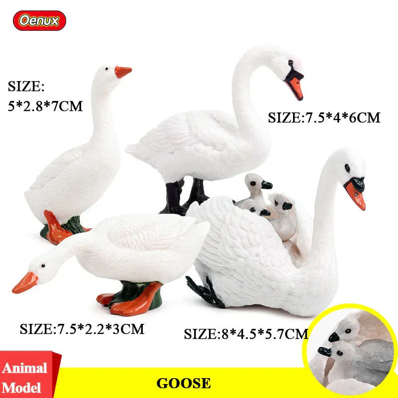 Oenux Farm House Model Action Figures Farmer Motorcycle