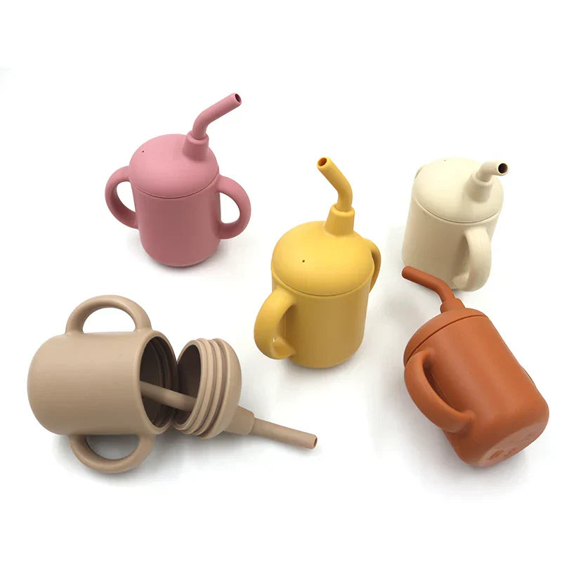 BPA Free Kids Open Cup Silicone Drinking Mug
