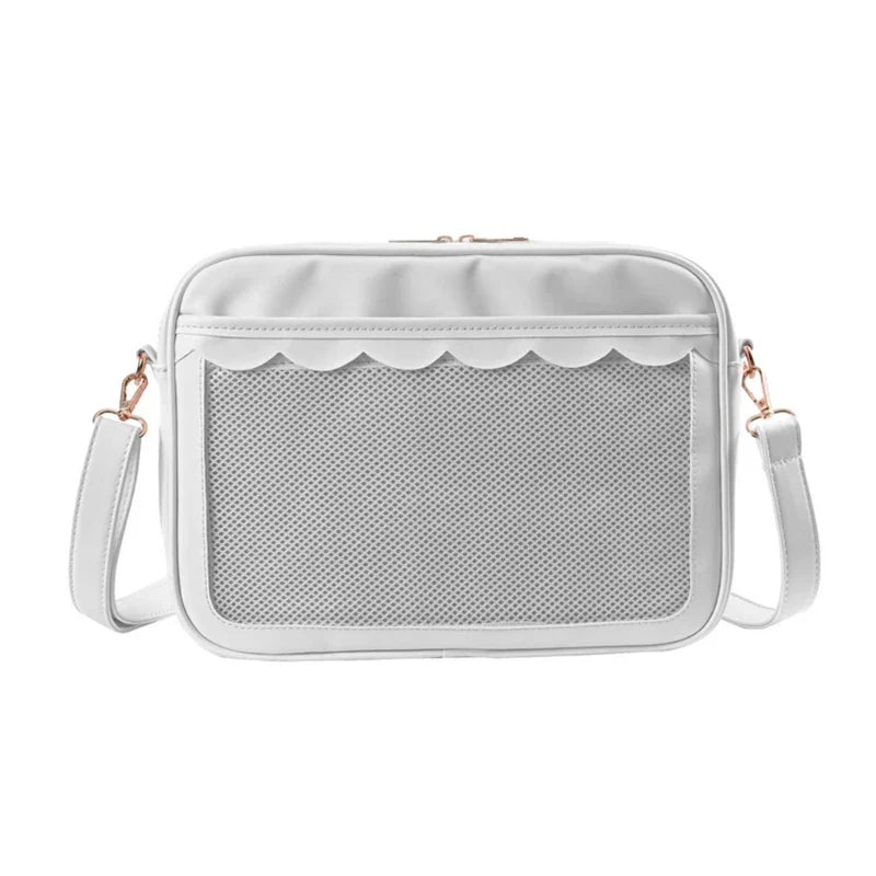 Japanese Harajuku Ita Bag for Women PU Transparent