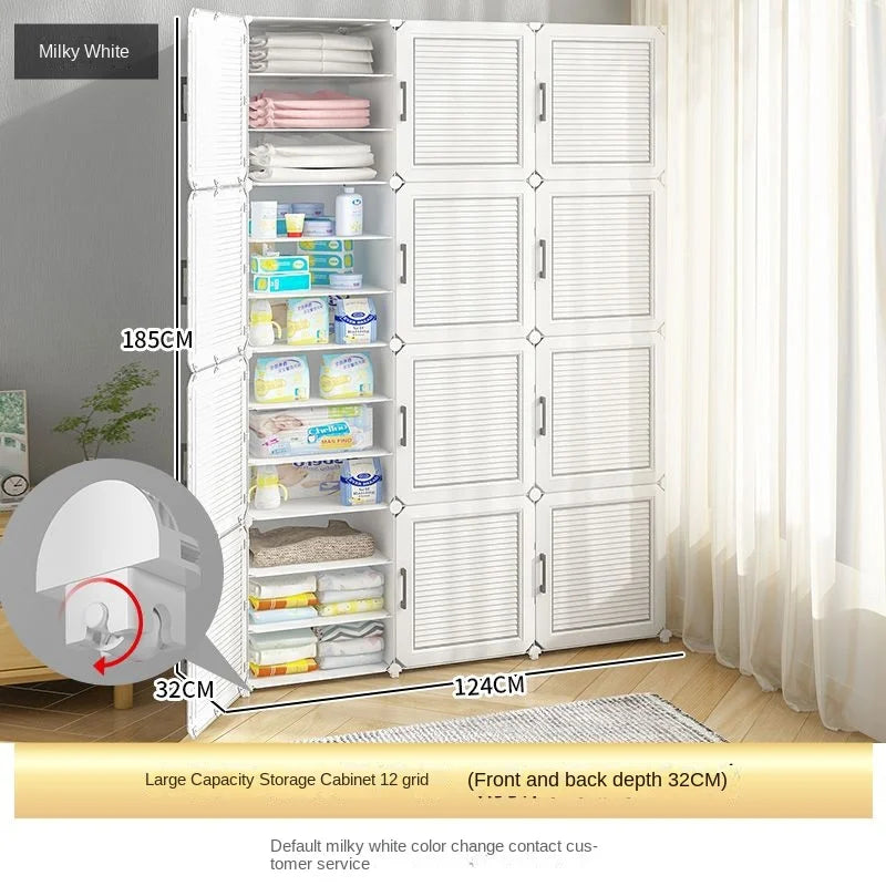 Large Size Clothes Folding Cabinets Splice Storage Toy