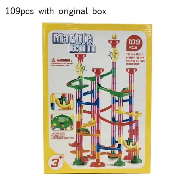 Marble Run Building Blocks Marbles Slide Toys Children