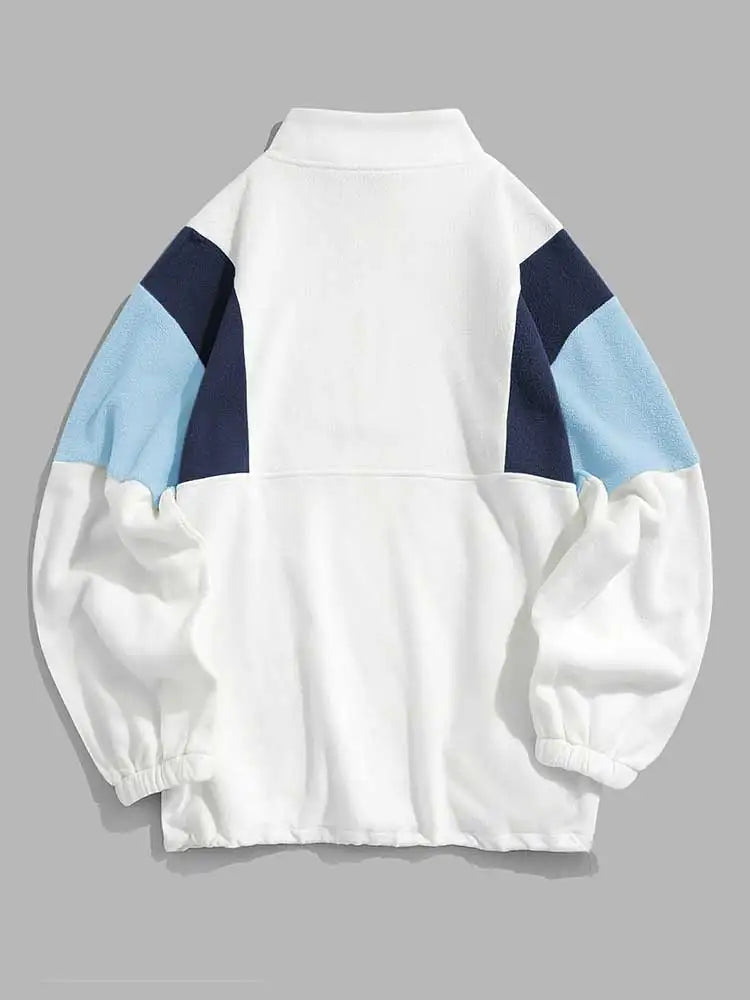 ZAFUL Hoodie for Men Fluffy Polar Fleece Sweatshirts
