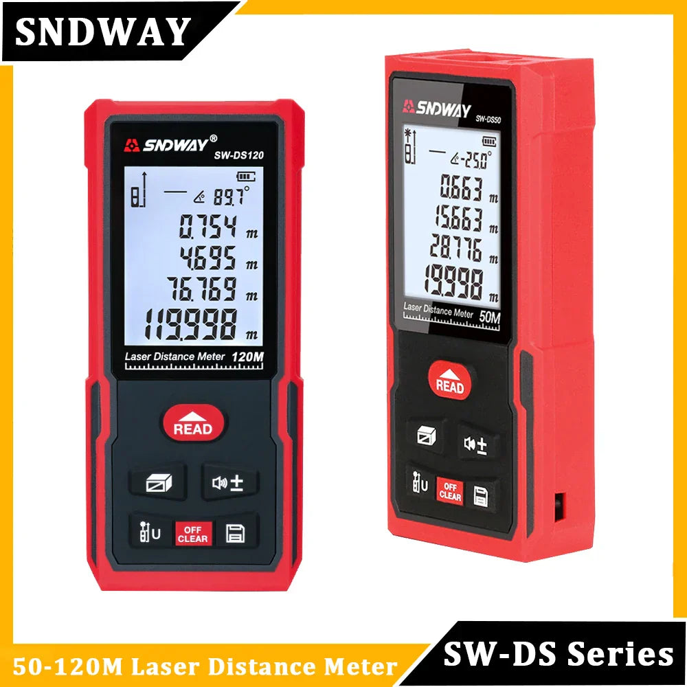 SNDWAY Laser Distance Meter Digital Rangefinder Mini Laser