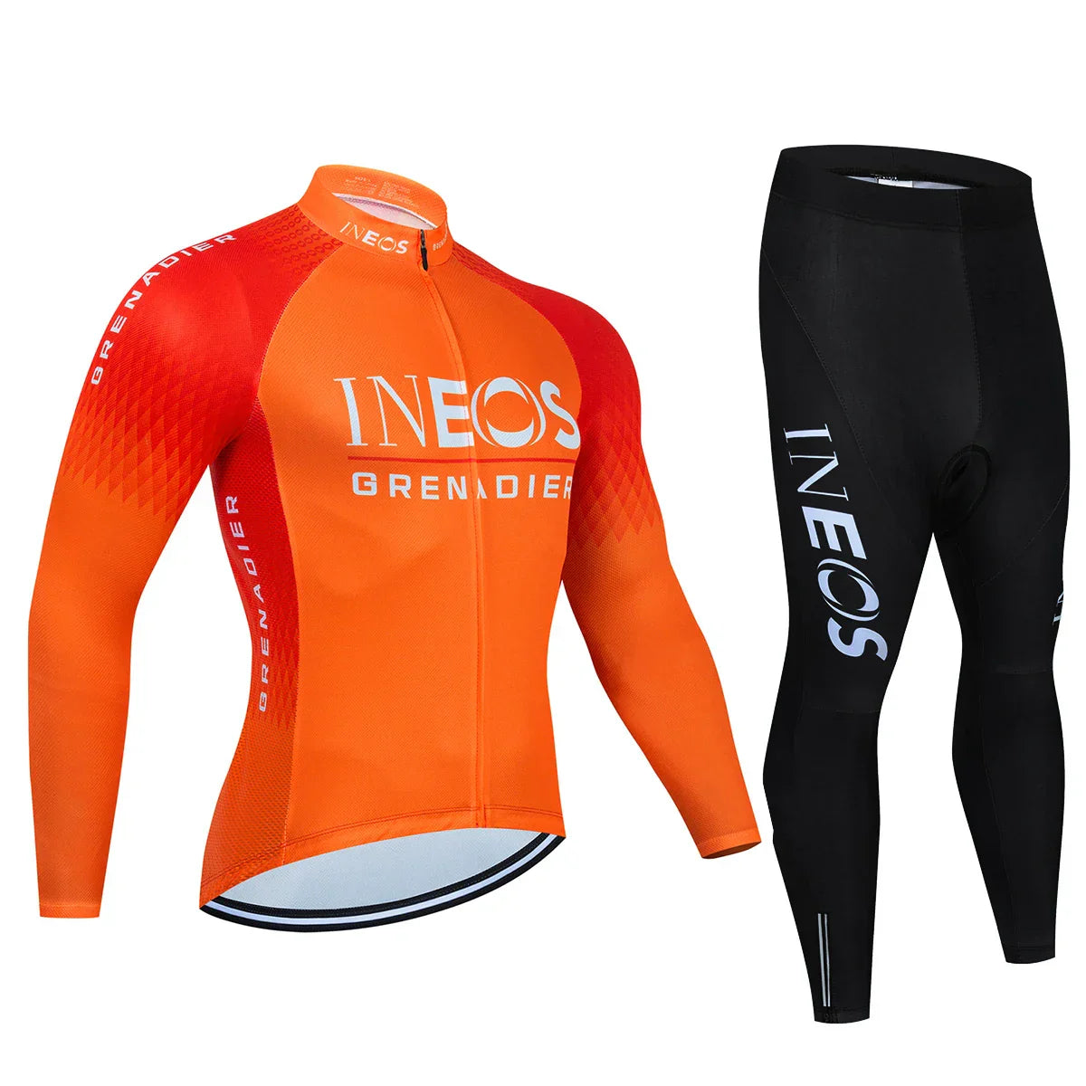 Ineos Grenadier Autumn Cycling Jersey Set Long Sleeve