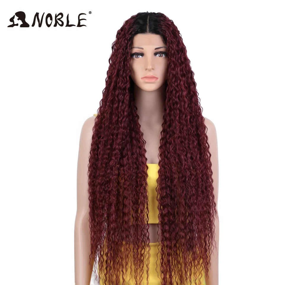 Noble Synthetic Lace Front Wig 38 Inch Long
