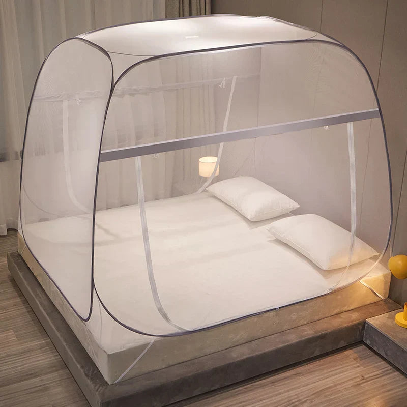Mongolian Tent Square Mosquito Net Double Bed Curtain