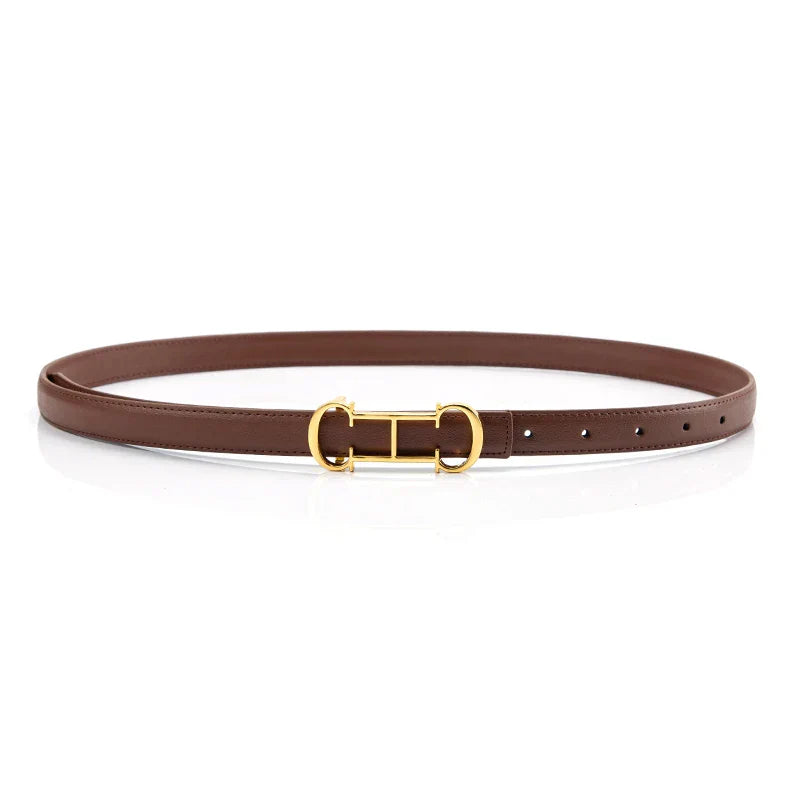 CHCH Women's Luxury New Leather Belt Fashion 2.5Cm