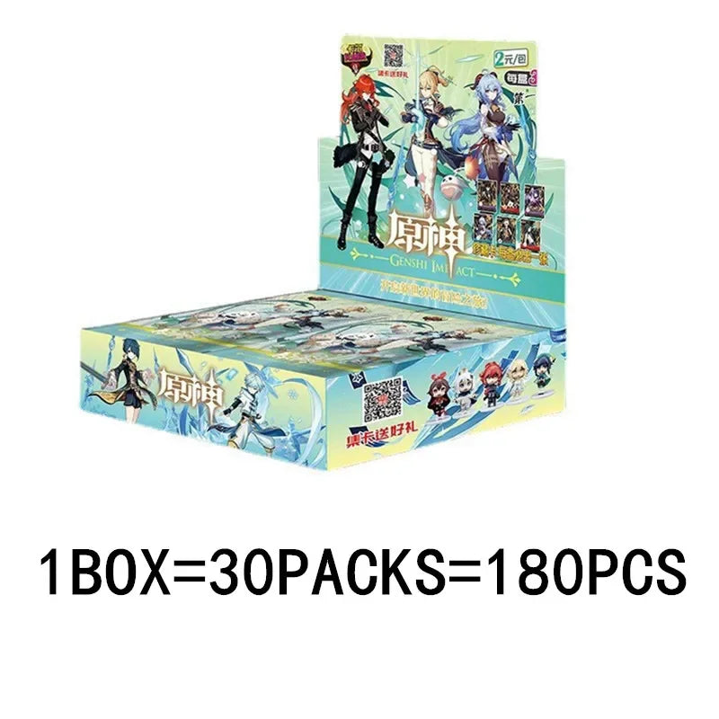 Game Anime Genshin Impact Rare Collectible Card Toy