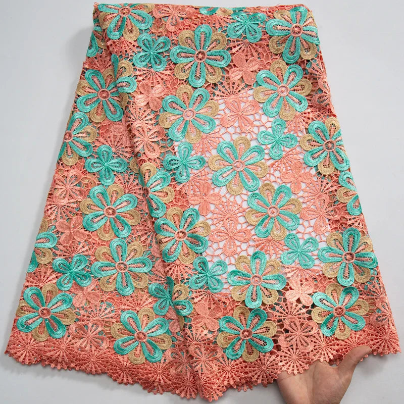 SJD LACE 2024Skin Friendly Classic African Eembroidery Guipure