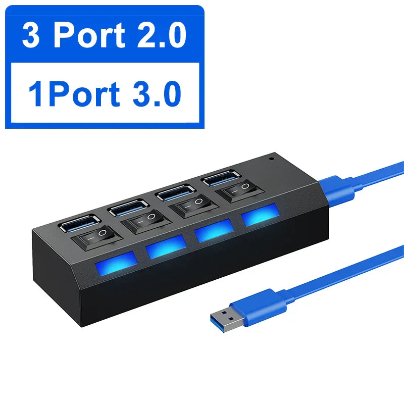 USB Hub 3.0 USB 3 0 Hub Multi