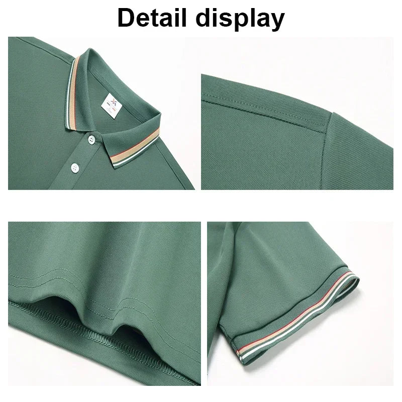 Men's New Summer Short Sleeved T-shirt Ice Silk