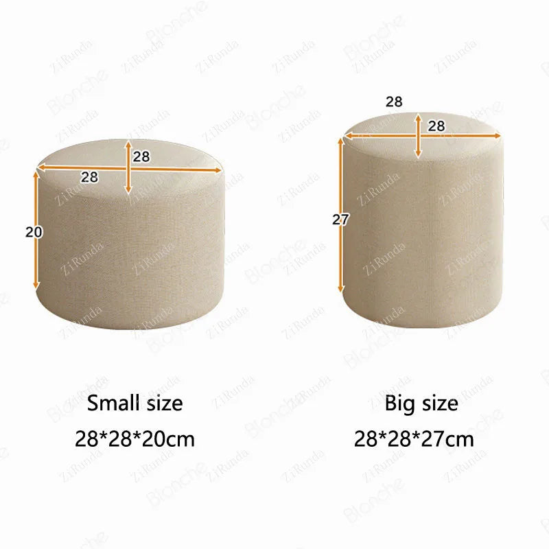 Bedroom furniture Modern Fruit Fabric Stool Small Step