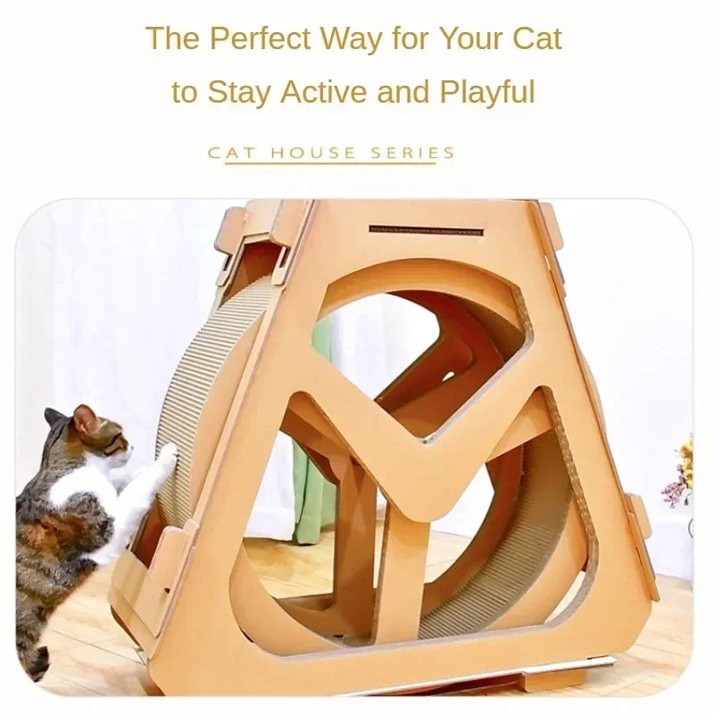Treadmill Roller for Cat Exercise, Indoor Running Wheel,