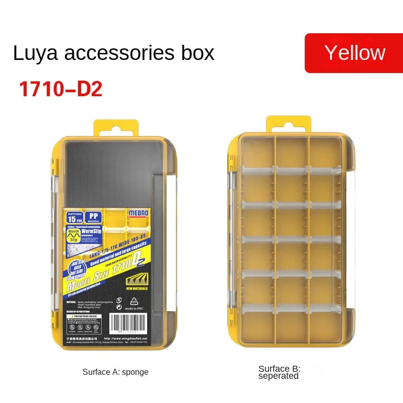 MEBAO multi-functional double-layer accessories storage box fishing hard