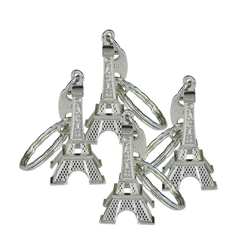 30Pcs Parisian Party Gifts Eiffel Tower keychain French
