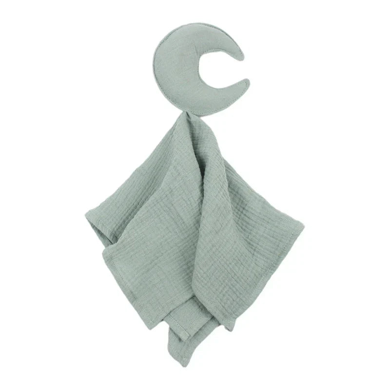 Pure Cotton Muslin Baby Bib Cute Goose Sleeping