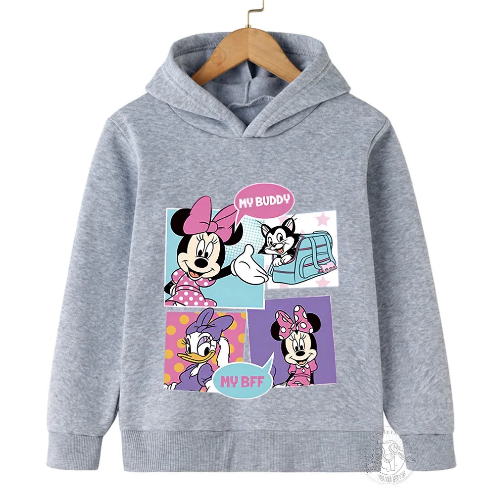 Sweatshirts Manga Anime Mickey Minnie Mouse Hoodie Kid