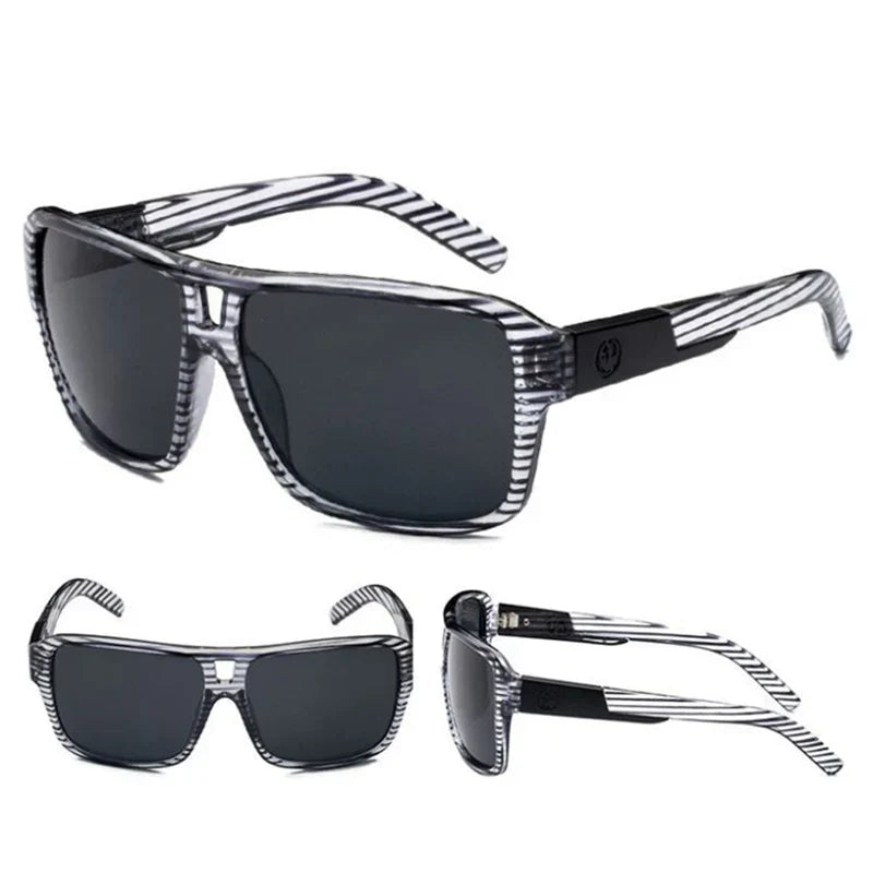 Square Sunglasses Men Dragon Brand Designer Mirror Driving