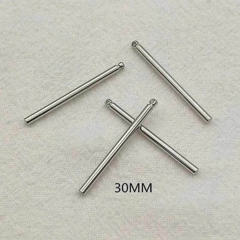3060mm 100pcs Brass Pendants Cylinder Charm