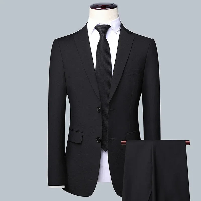 High Quality (Blazer+ Waistcoat + Trousers) Men Simple