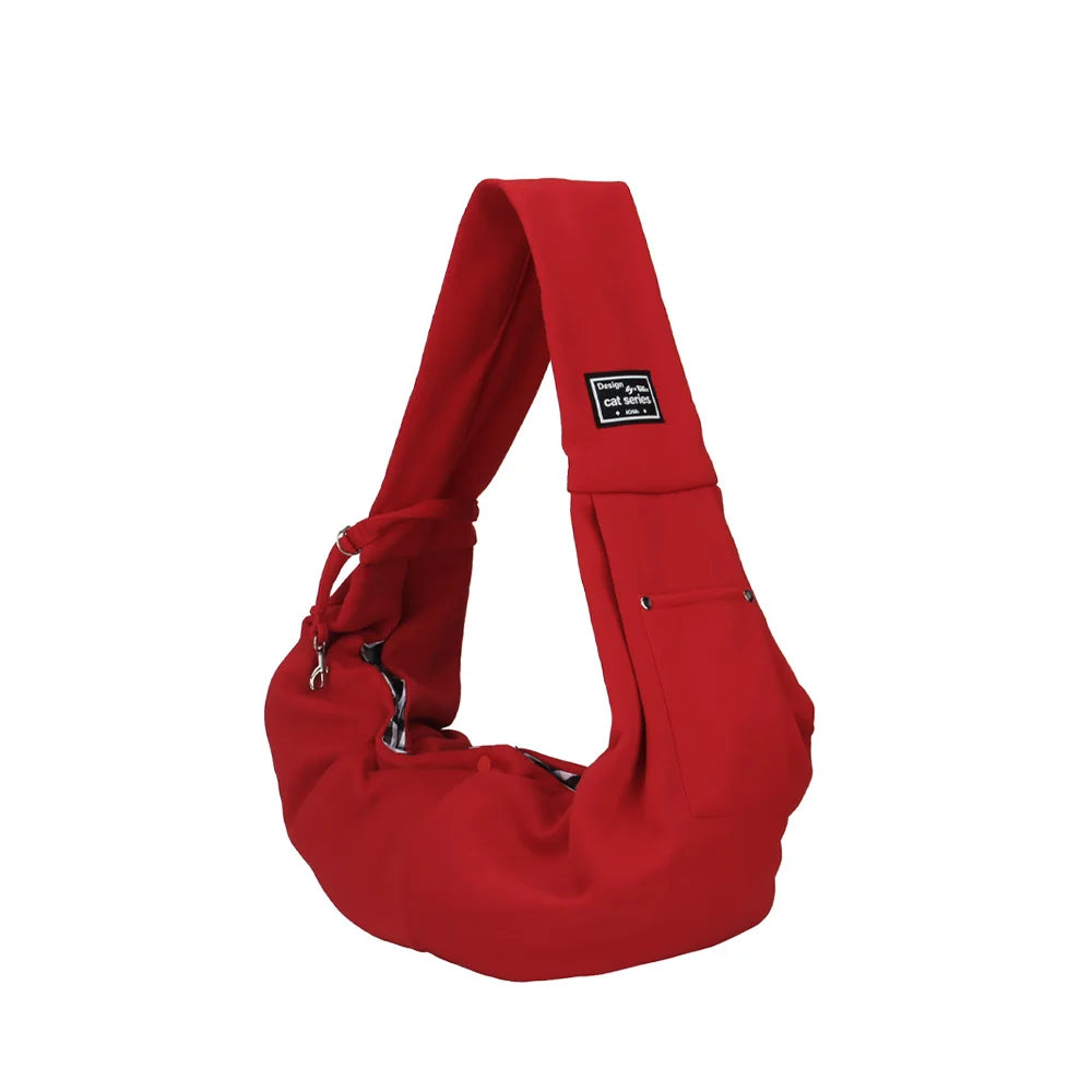 Portable Pet Shoulder Bag Phone Pocket Outdoor Carrier